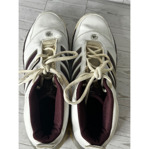 Adidas Climacool 2007 Basketball Shoes‎ Mens Size 13 White Maroon Sneakers main image 4